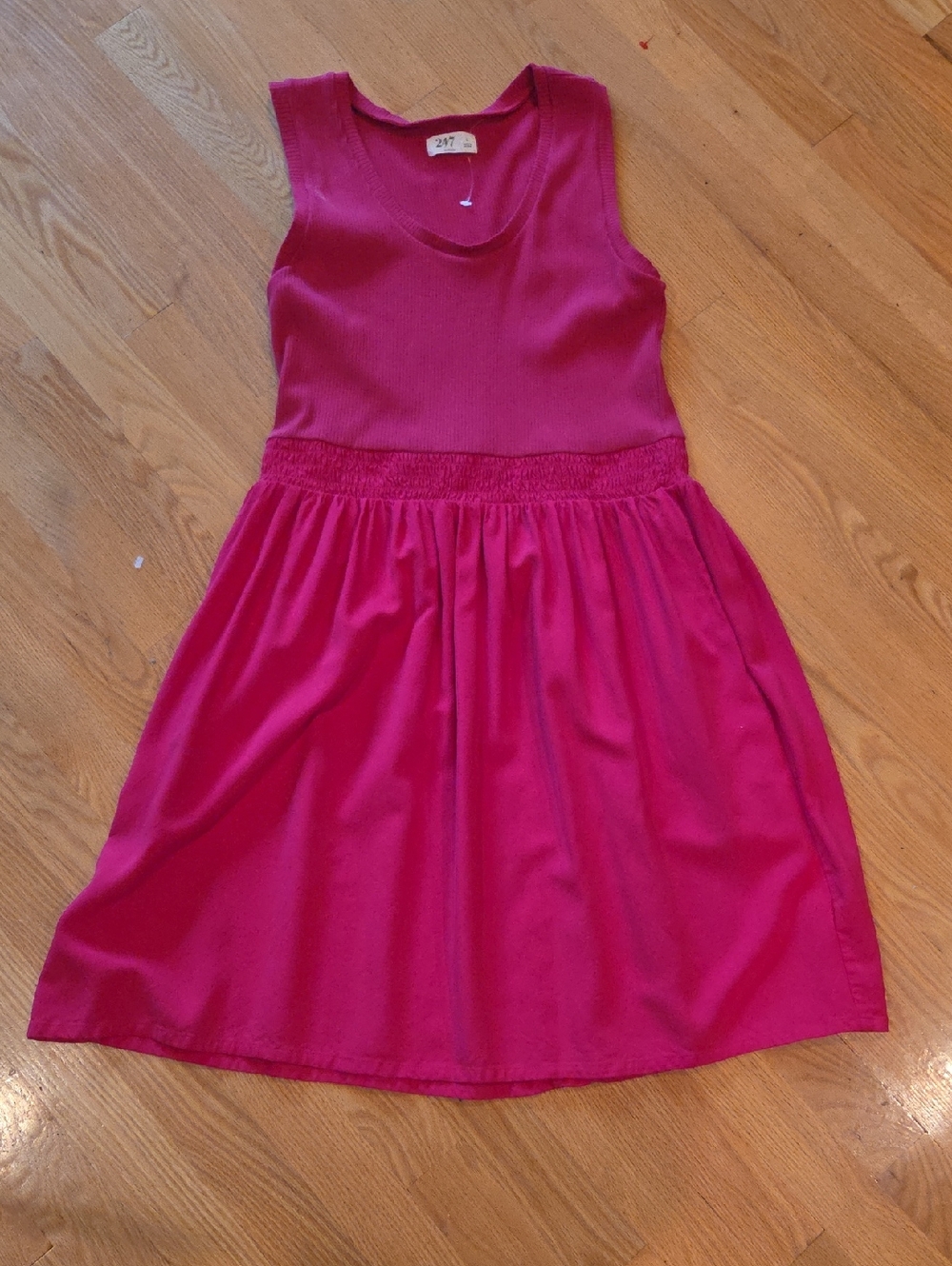 NWOT Bright Pink Sleeveless Women's  Dress